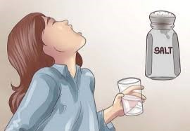 Gargling with warm water soothe an itchy throat or clear congestion