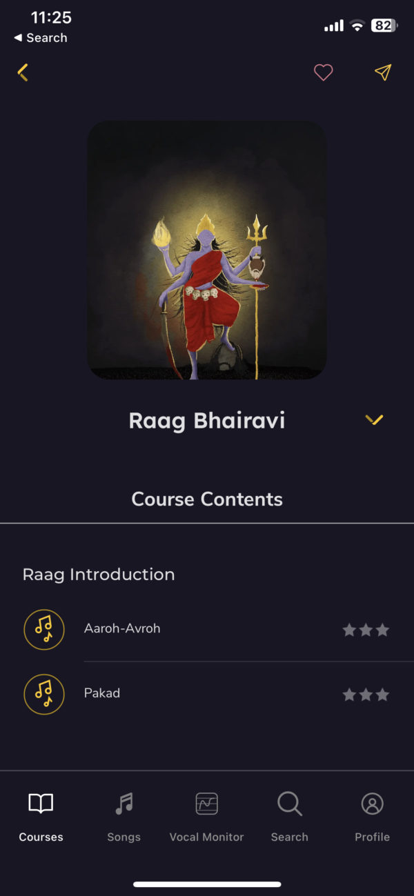 learn raag bhairavi on Riyaz app
