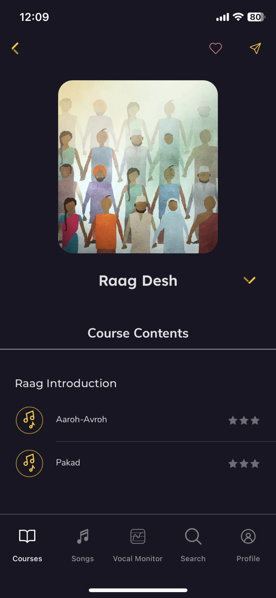 learn raag desh on riyaz app