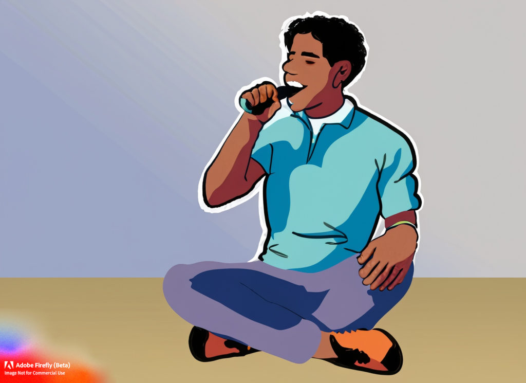 singing posture